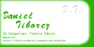 daniel tiborcz business card
